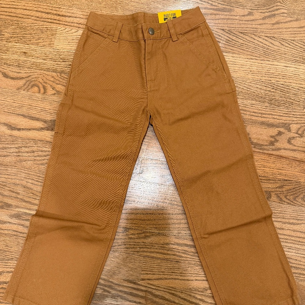 Carhartt Boys Loose Fit Denim Utility Boot-Cut Jeans